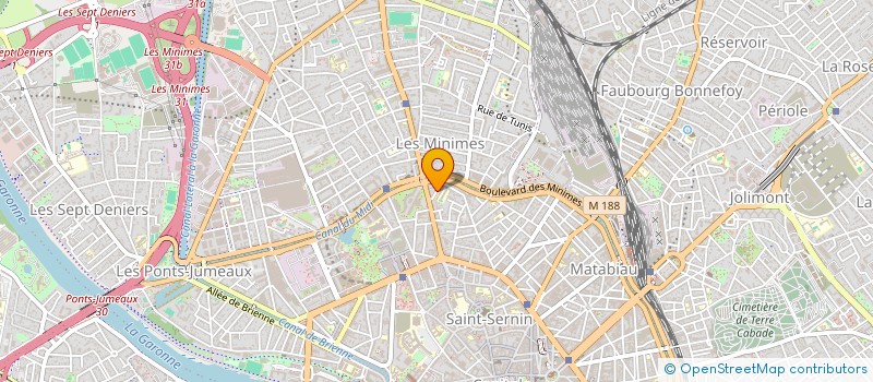 localisation de l'entreprise MONSIEUR XAVIER MENARD à TOULOUSE