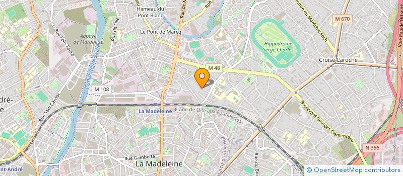 localisation de l'entreprise MONSIEUR XAVIER MENCEL à MARCQ-EN-BARŒUL