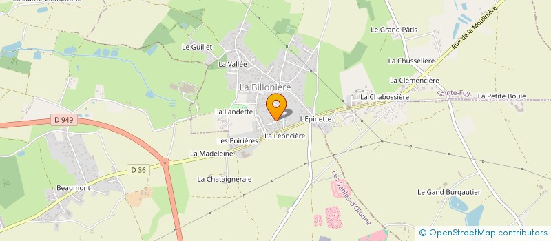 localisation de l'entreprise MONSIEUR XAVIER MERLET à SAINTE-FOY