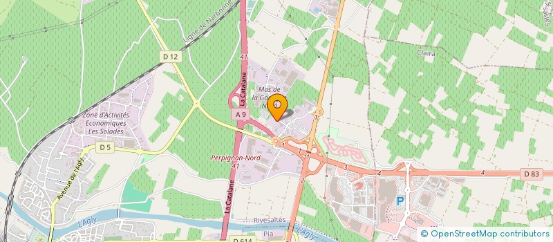 localisation de l'entreprise MONSIEUR XAVIER MERTZ  RIVESALTES