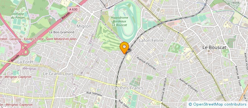 localisation de l'entreprise MONSIEUR XAVIER MEZIANE à BORDEAUX