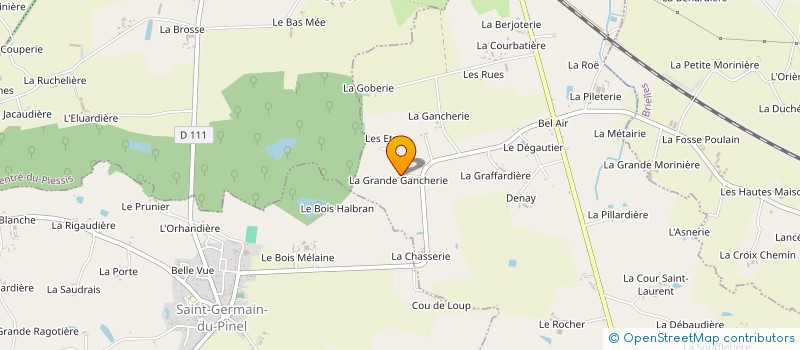 localisation de l'entreprise MONSIEUR XAVIER MICHALECZEK  GENNES-SUR-SEICHE