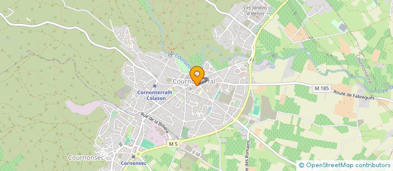 localisation de l'entreprise MONSIEUR XAVIER MICHIELETTO  COURNONTERRAL