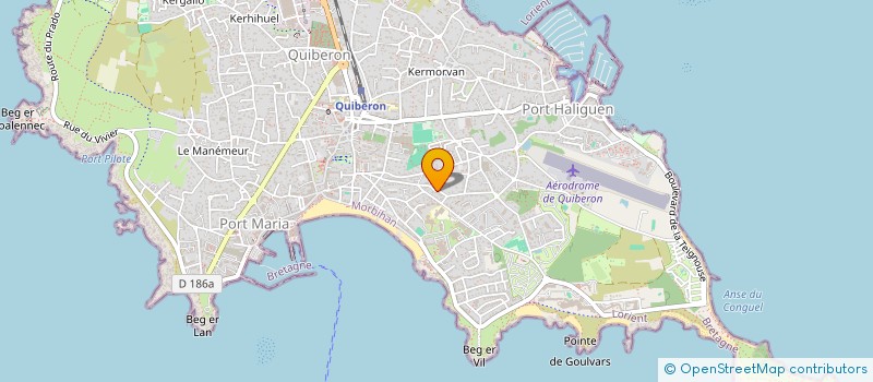 localisation de l'entreprise MONSIEUR XAVIER MILCENT à QUIBERON