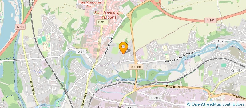 localisation de l'entreprise MONSIEUR XAVIER MOANA NAULLEAU  CHAMPNIERS