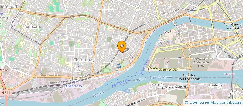 localisation de l'entreprise MONSIEUR XAVIER MODIN  NANTES