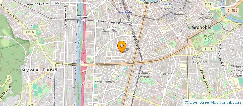 localisation de l'entreprise MONSIEUR XAVIER MOGENET  GRENOBLE