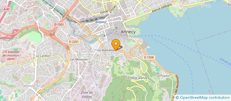 localisation de l'entreprise MONSIEUR XAVIER MOHN à ANNECY