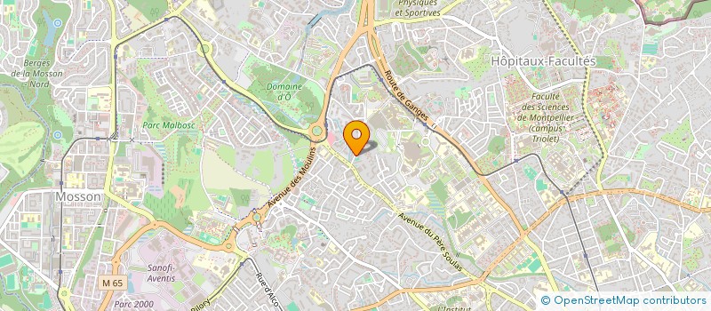 localisation de l'entreprise MONSIEUR XAVIER MONTE à FRONTIGNAN