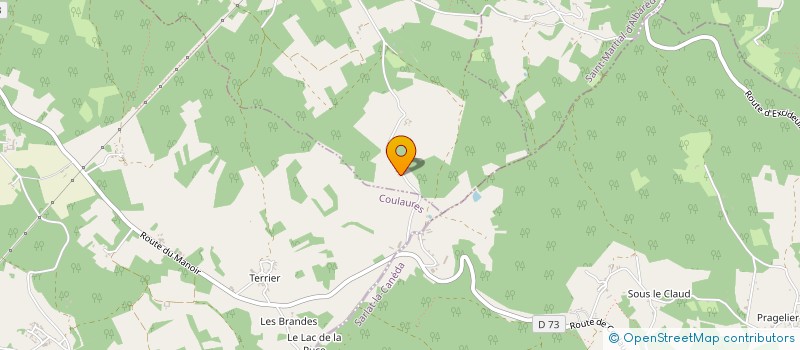 localisation de l'entreprise MONSIEUR XAVIER MONTET  SAINT PANTALY D'EXCIDEUIL