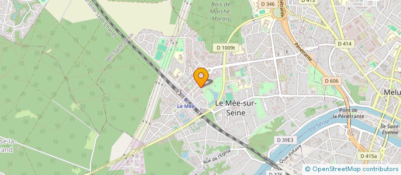 localisation de l'entreprise MONSIEUR XAVIER MONTOISY  LE MEE-SUR-SEINE