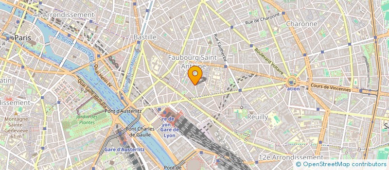 localisation de l'entreprise MONSIEUR XAVIER MORANGE  PARIS