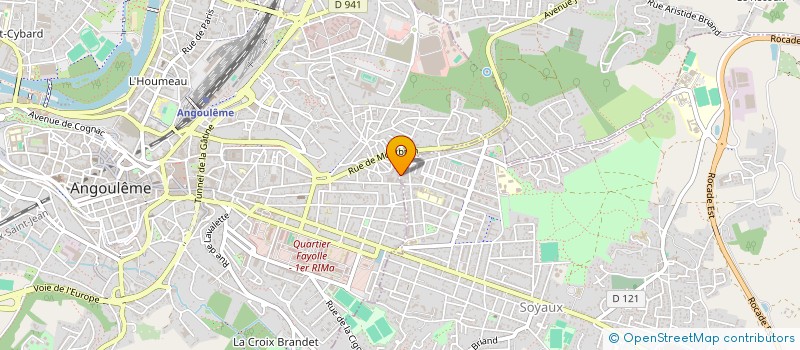localisation de l'entreprise MONSIEUR XAVIER MOREAU à SOYAUX