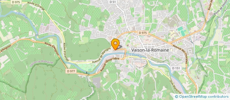 localisation de l'entreprise MONSIEUR XAVIER MOREAU  VAISON-LA-ROMAINE