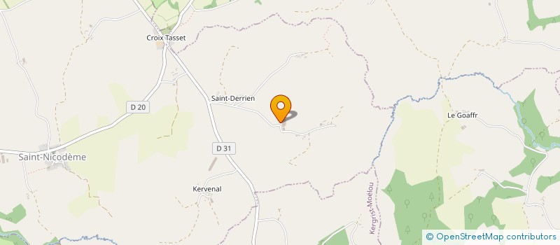 localisation de l'entreprise MONSIEUR XAVIER MOREAU  SAINT-NICODEME