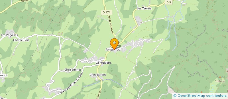 localisation de l'entreprise MONSIEUR XAVIER MOREL  FILLIERE