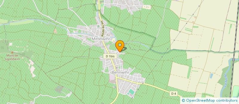 localisation de l'entreprise MONSIEUR XAVIER MOREL  BENNWIHR