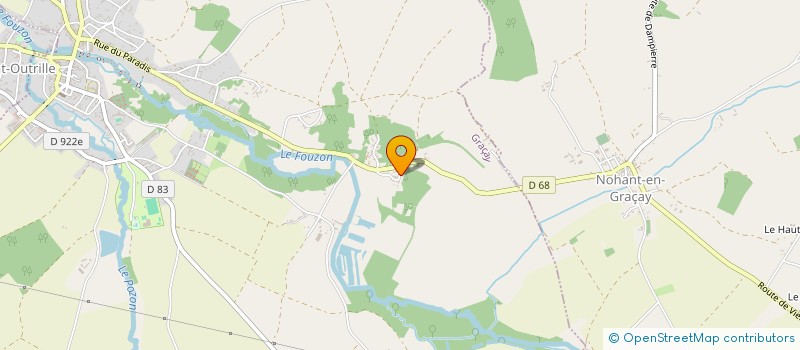 localisation de l'entreprise MONSIEUR XAVIER MOREL  GRACAY