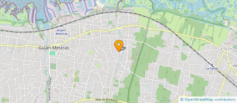 localisation de l'entreprise MONSIEUR XAVIER MORENO  GUJAN-MESTRAS
