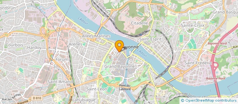 localisation de l'entreprise MONSIEUR XAVIER MORET à BAYONNE