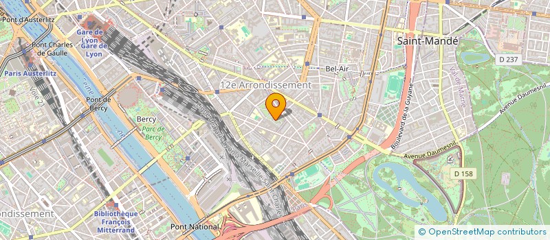 localisation de l'entreprise MONSIEUR XAVIER MORETTI  PARIS