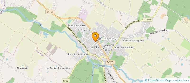 localisation de l'entreprise MONSIEUR XAVIER MORILLON à COUR-CHEVERNY