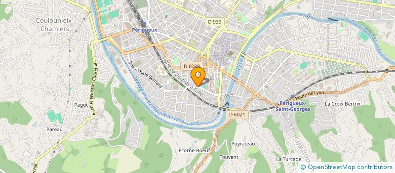 localisation de l'entreprise MONSIEUR XAVIER MOUCHARD à PERIGUEUX