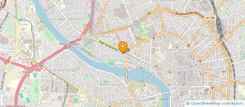 localisation de l'entreprise MONSIEUR XAVIER MOUCHARD à TOULOUSE