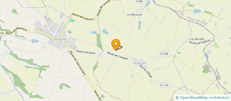 localisation de l'entreprise MONSIEUR XAVIER MOUDENC  ROQUELAURE-SAINT-AUBIN