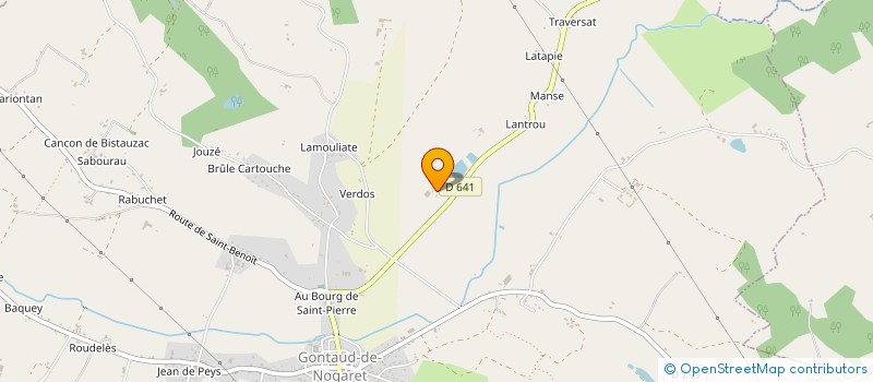 localisation de l'entreprise MONSIEUR XAVIER MOULE DE LA RAITRIE  GONTAUD-DE-NOGARET