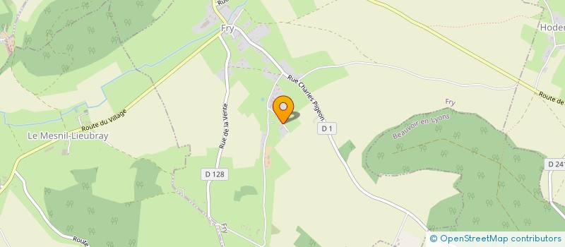 localisation de l'entreprise MONSIEUR XAVIER MOULIN  FRY