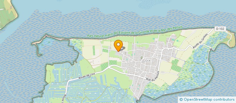 localisation de l'entreprise MONSIEUR XAVIER MOUNIER  LOIX