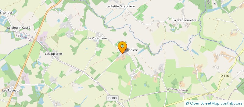 localisation de l'entreprise MONSIEUR XAVIER MOUSSET à LANDREAU (LE)