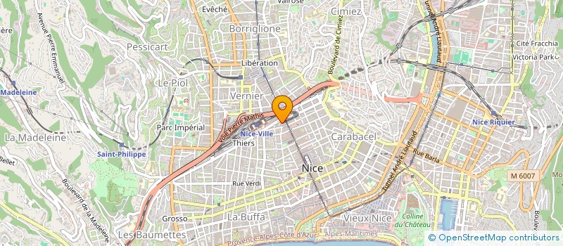 localisation de l'entreprise MONSIEUR XAVIER MPONDO KWA à NICE