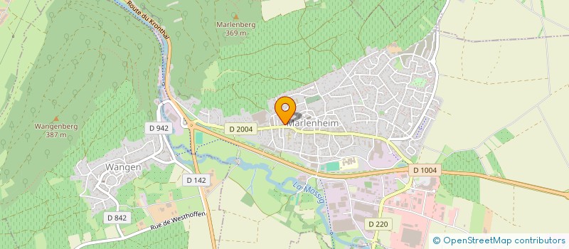 localisation de l'entreprise MONSIEUR XAVIER MULLER  MARLENHEIM