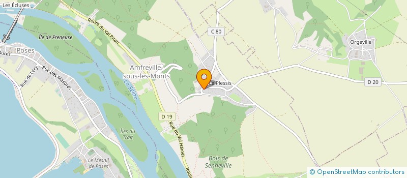 localisation de l'entreprise MONSIEUR XAVIER MULLIER  DOUVILLE-SUR-ANDELLE