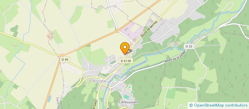 localisation de l'entreprise MONSIEUR XAVIER MULOT  BROGLIE