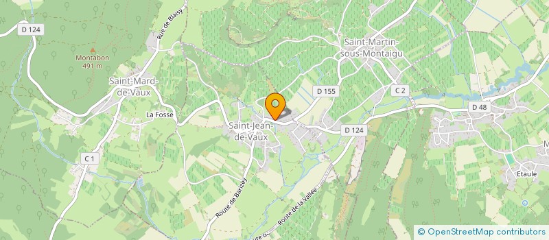 localisation de l'entreprise MONSIEUR XAVIER MUNOT  SAINT-JEAN-DE-VAUX