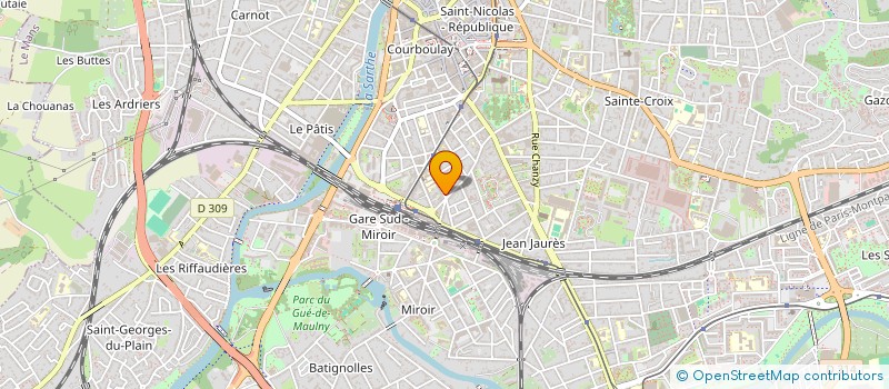 localisation de l'entreprise MONSIEUR XAVIER NARDEUX  LE MANS