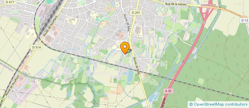 localisation de l'entreprise MONSIEUR XAVIER NAST  COLMAR