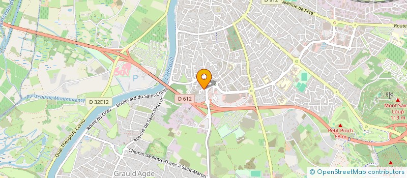 localisation de l'entreprise MONSIEUR XAVIER NAVARRO  AGDE