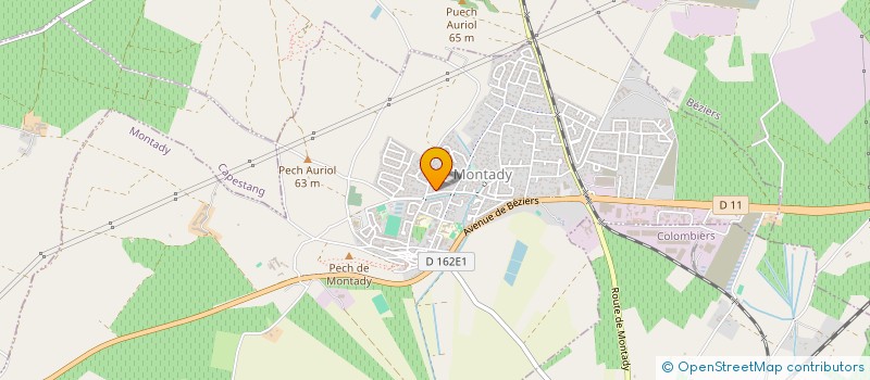 localisation de l'entreprise MONSIEUR XAVIER NAVAS  MONTADY