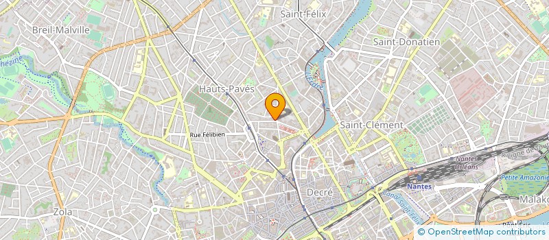 localisation de l'entreprise MONSIEUR XAVIER NERRIERE à NANTES