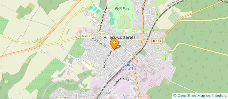 localisation de l'entreprise MONSIEUR XAVIER NEVEUX  VILLERS-COTTERETS