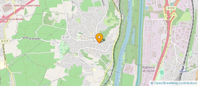 localisation de l'entreprise MONSIEUR XAVIER NICOD à IRIGNY