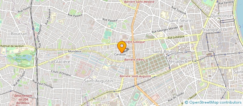 localisation de l'entreprise MONSIEUR XAVIER NICOLAS à BORDEAUX
