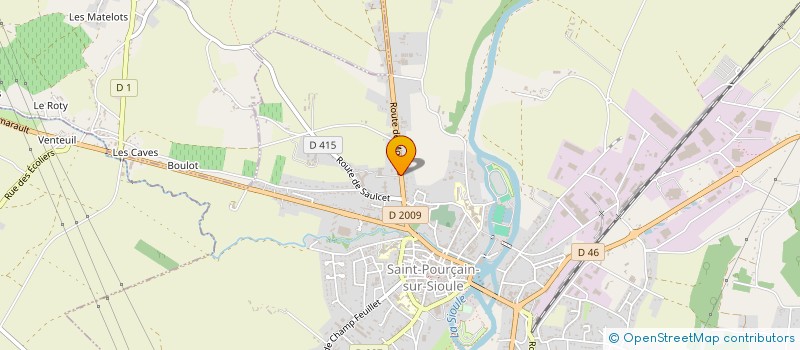localisation de l'entreprise MONSIEUR XAVIER NICOLAS à SAINT-POURCAIN-SUR-SIOULE