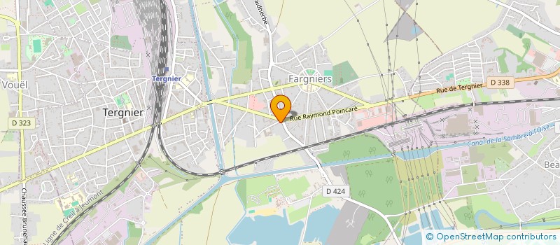 localisation de l'entreprise MONSIEUR XAVIER-NICOLAS FABRE  TERGNIER