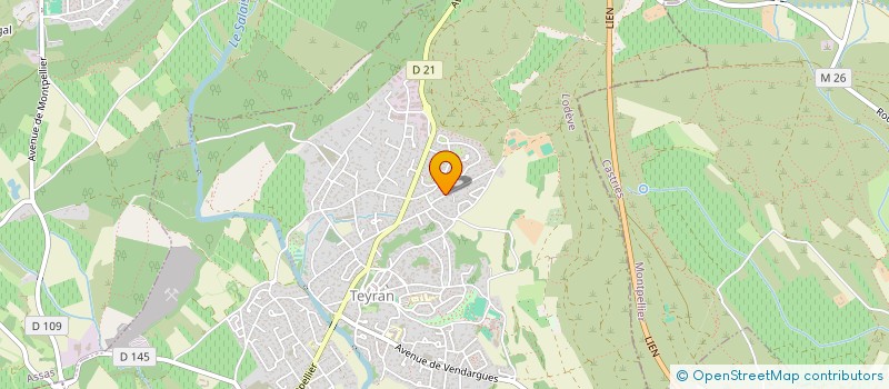 localisation de l'entreprise MONSIEUR XAVIER NICOLE  TEYRAN