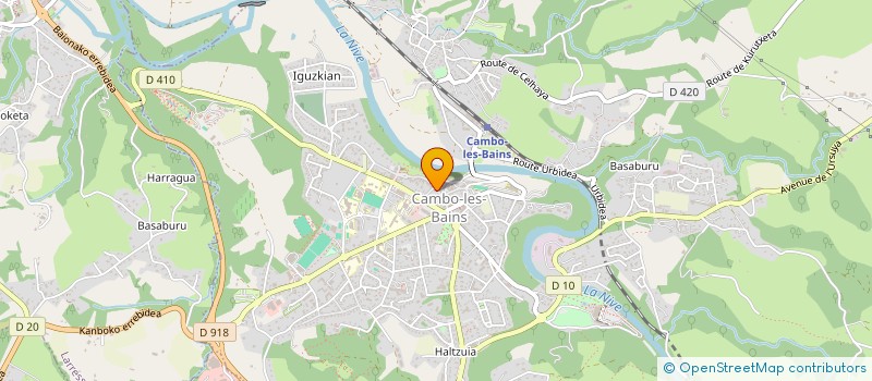 localisation de l'entreprise MONSIEUR XAVIER NICOLLE  CAMBO-LES-BAINS